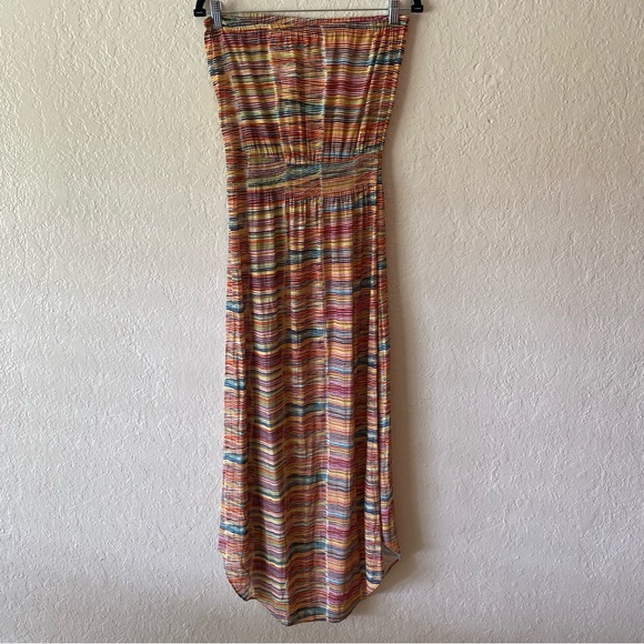 Calypso St. Barth Beach Cover-Up Size S Multi-Color Tube Dress Maxi Vacation - Picture 4 of 10